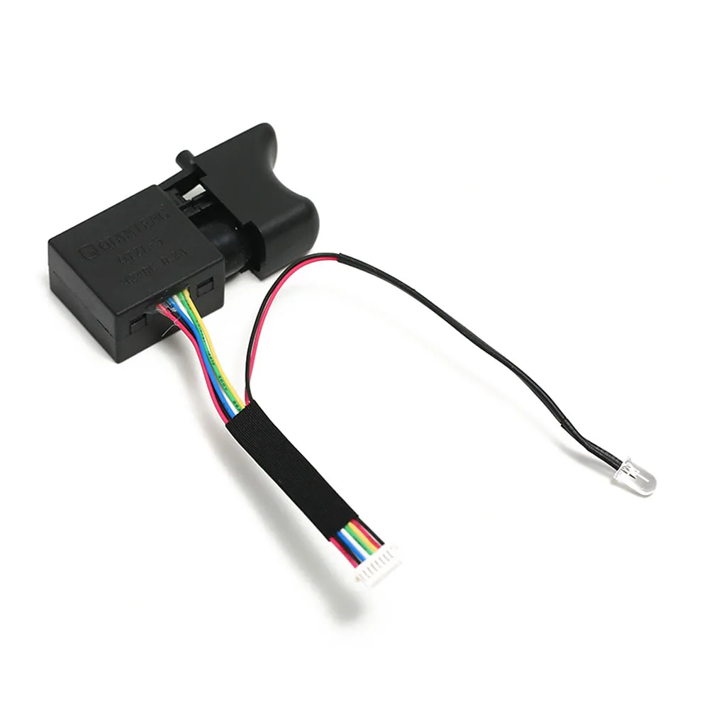 

Electric Drill Switch Brushless Drill Speed Controller 8-wire Speed Regulation Forward and Reverse Switch for 2016/169 Wrench