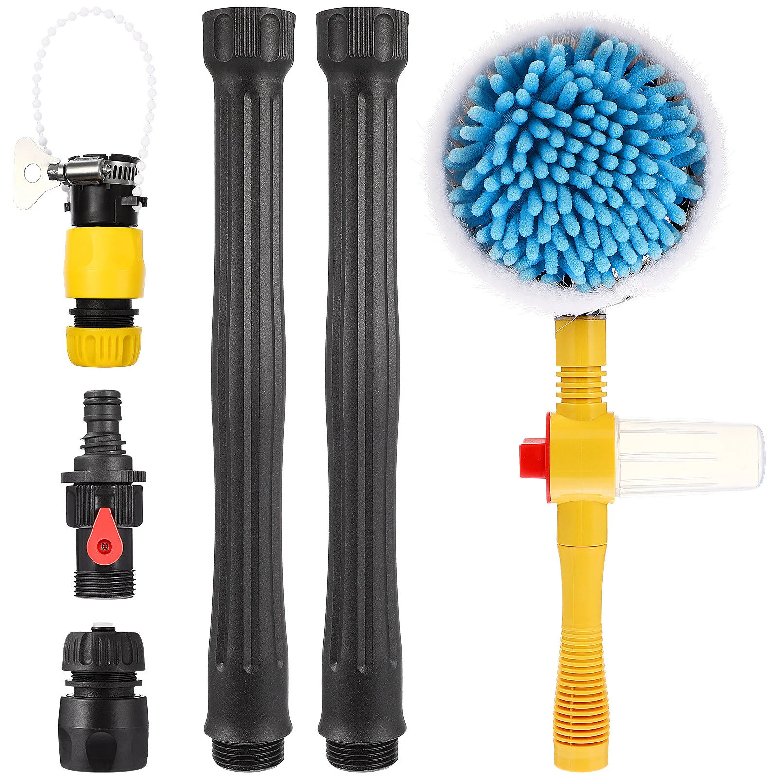 

Cleaning Kit Vehicle Wash Brush Car Washing Kits Retractable Mops Rotating Automatic