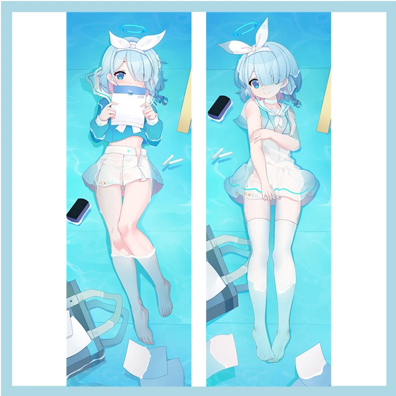 

Anime Blue Archive Allona Long Strip Hug Body Soft and Comfortable Double Sided HD Digital Print Hug Pillow Case Gift