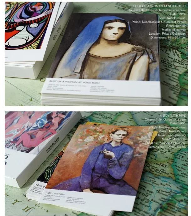 30 листов открытка Пикассо художественный стиль поздравительная креативная