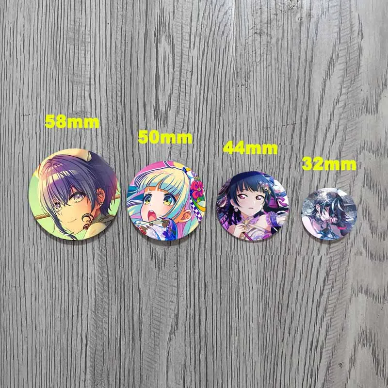 D4DJ игровая периферия мягкие кнопки булавки Rei Togetsu Muni Ohnaruto Michiru значок акриловая