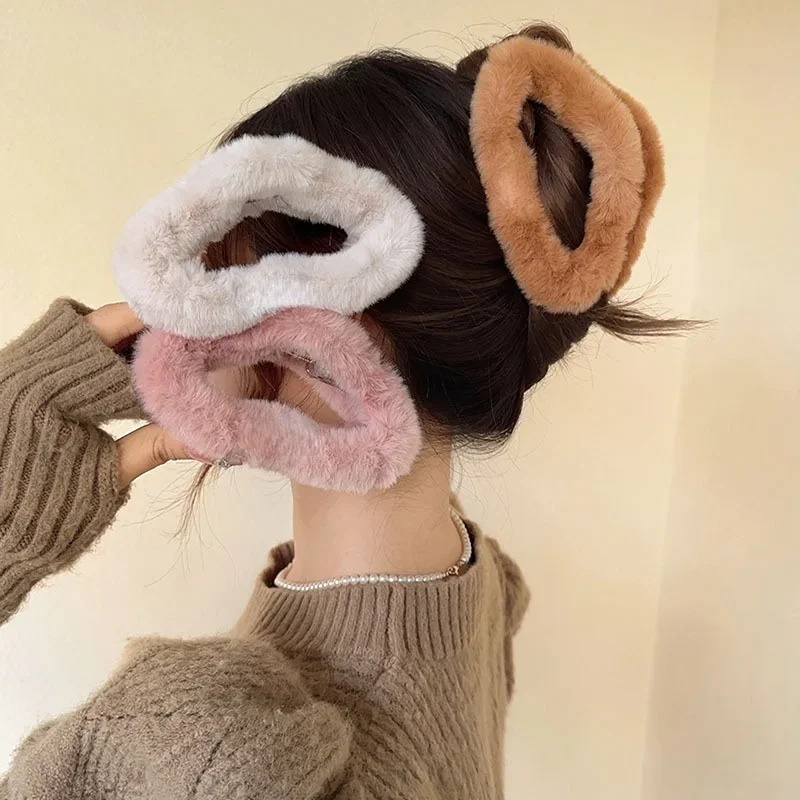 

Cloud Hair Hair Clip Hair Hair Clip Hair Claw Back Head Clip French Style with Shark Clip Hair Accessories for Women Hsir Clips