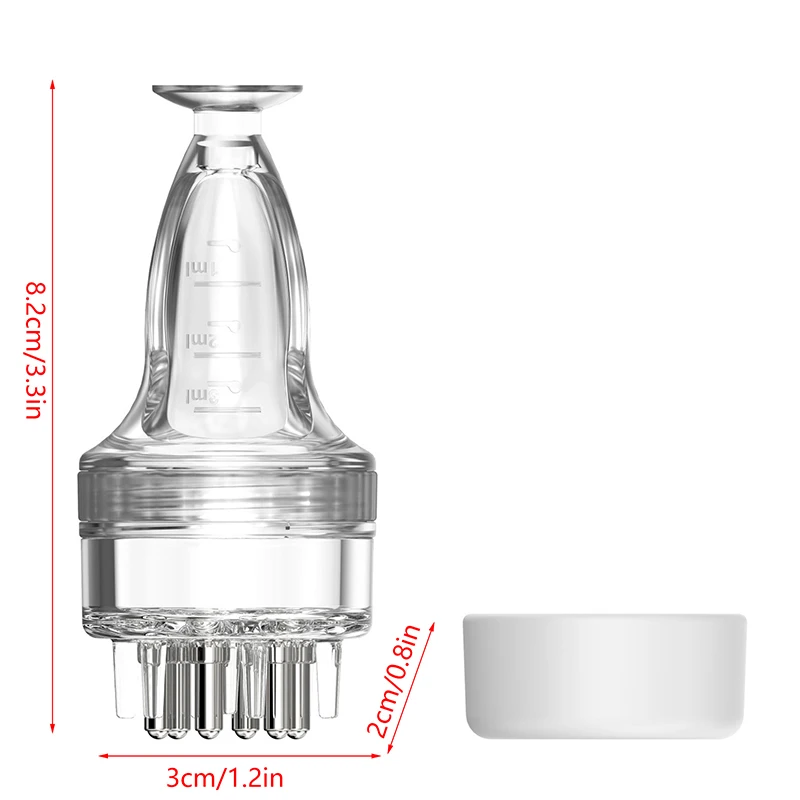 Аппликатор для кожи головы жидкая расческа потенциозных масел жидкий массажер