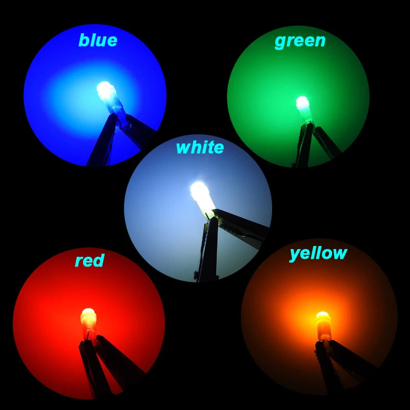 10 шт. светодиодные лампы T5 для чтения автомобильных дверей 12 В