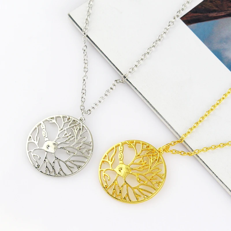 Новые ожерелья с мозговыми клетками и неуроном в круге, ожерелья с мотивом жизненной психологии, драгоценности