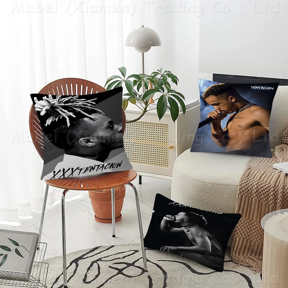 X-XXXTENTACION Hot Rapper(1) Personalized Pillow Cover Kids Bedroom Wild Party Decor Pillowcase Kid Birthday Shower Gift