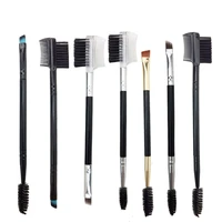 1pcs single and double head makeup brush eyebrow brush eye shadow brush spiral eyelash curler makeup brush makeup tool