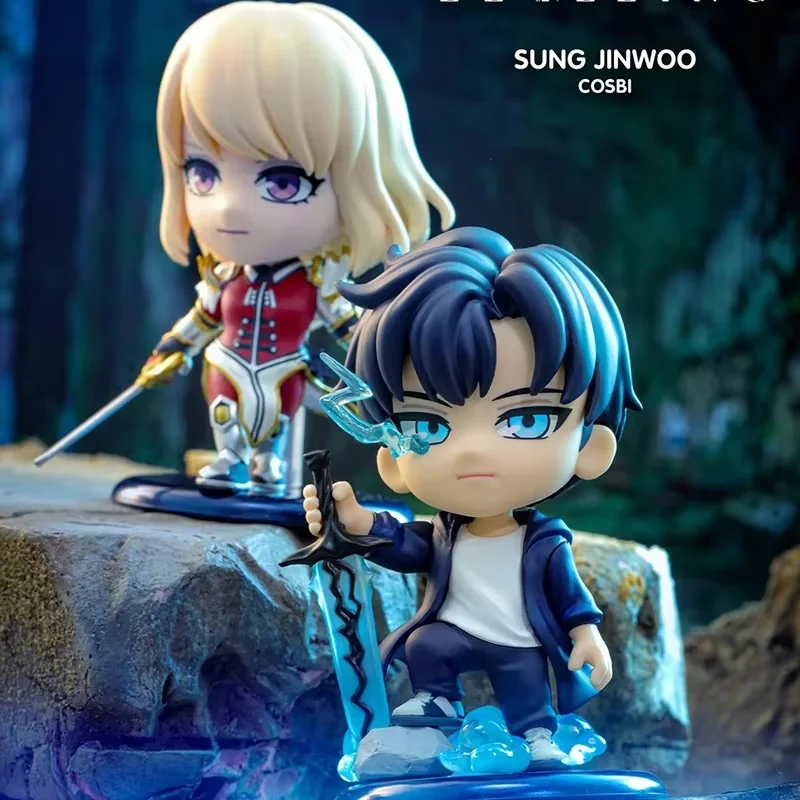 Фото Коллекционная мини-фигурка Hot Toys Solo Leveling Cosbi Blind Box из ПВХ, декор для стола, загадочная игрушка-сюрприз, подарок для фанатов №2