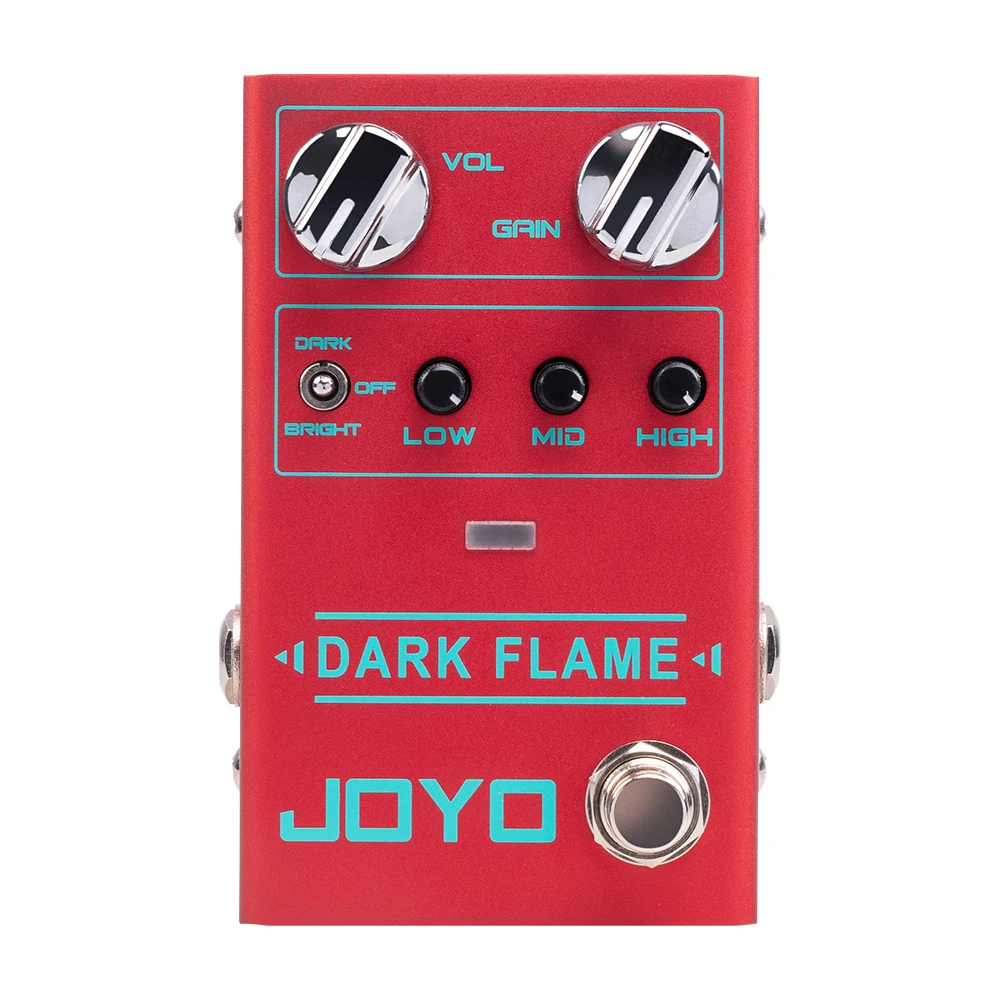 JOYO R-17 педаль с эффектом искажения темного пламени металлическая высоким