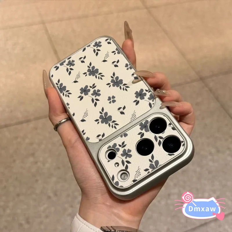 Фото Чехол для телефона Vivo iQOO Z11 Z11X Z10 Z10X Z10R Z9X Z9 Turbo Plus Z7i Z6 Lite Pro Z5X U5X U5E U3X из искусственной кожи, серый, с цветочным узором №3