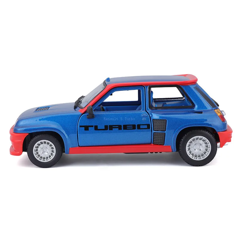 Bburago масштаб 1:24 Renault 5 Turbo желтая Гоночная машина из сплава роскошный автомобиль