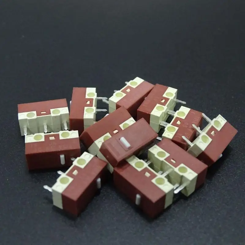 P9FA 10PCS MOUSE Micro 3pins Белая точка для молчаливых мышей Huano Micros: