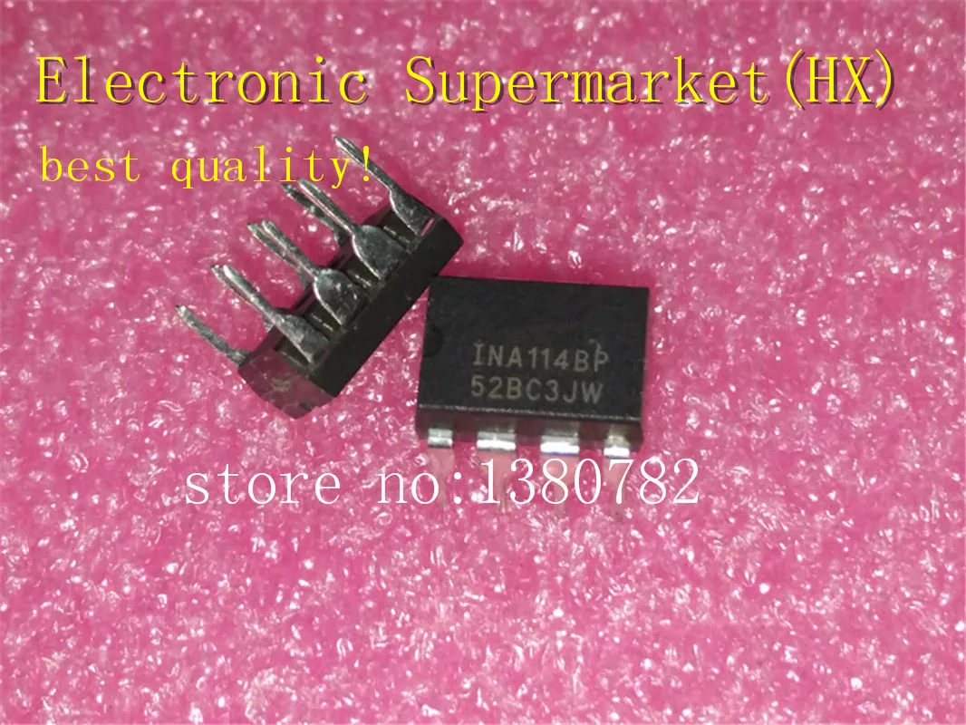 

Free Shipping 2pcs/lots INA114BP INA114 DIP-8 New original IC In stock!