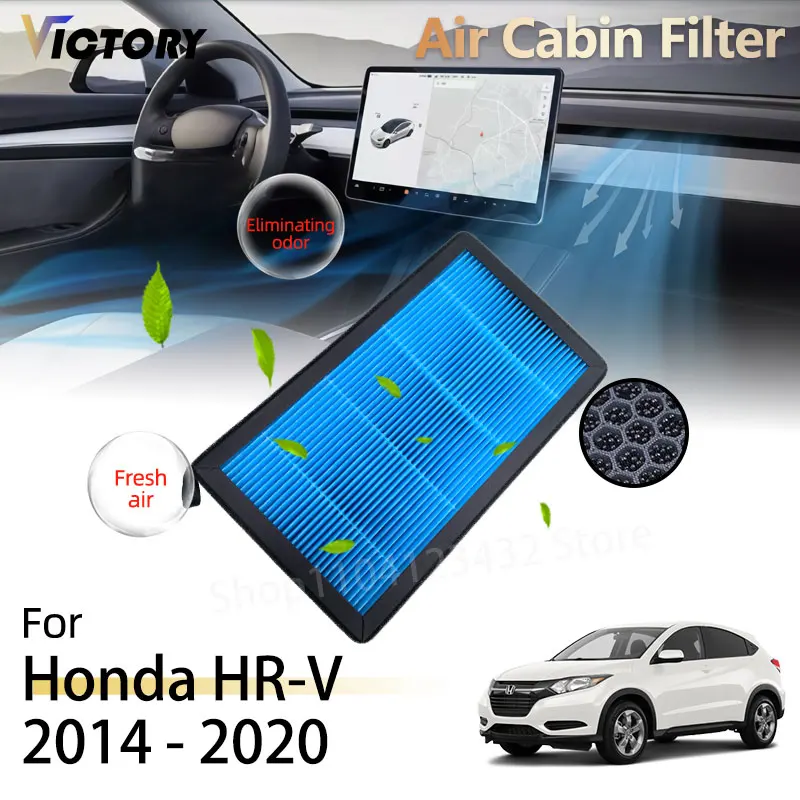 HEPA для Honda HR-V HRV HR V 2014-2020 2019 2018 2017 2016 2015 аксессуары PM2.5 воздушный салонный фильтр