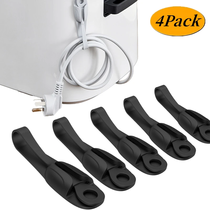 

1/2/4 шт., самоклеящиеся зажимы-органайзеры для кабелей