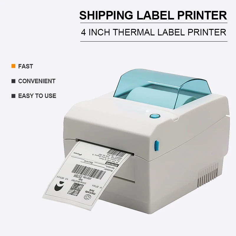 Термопринтер для этикеток 4x6 настольный 4-дюймовый Bluetooth USB 25-110 мм - купить по