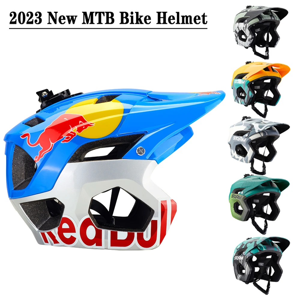 

RACEWORK MTB Bike Helmet 2023 New Extreme Sports All Terrain Mountain Cycling Helmet Riding Cross Country Outdoor Sports Parts