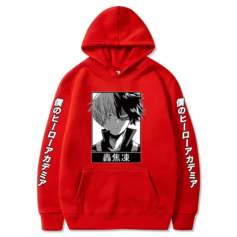 Men's Clothes Shoto Todoroki cosplay costume Anime Hoodie y2k sweatshirt Women Men's Hoodie My Hero Academia Clothes