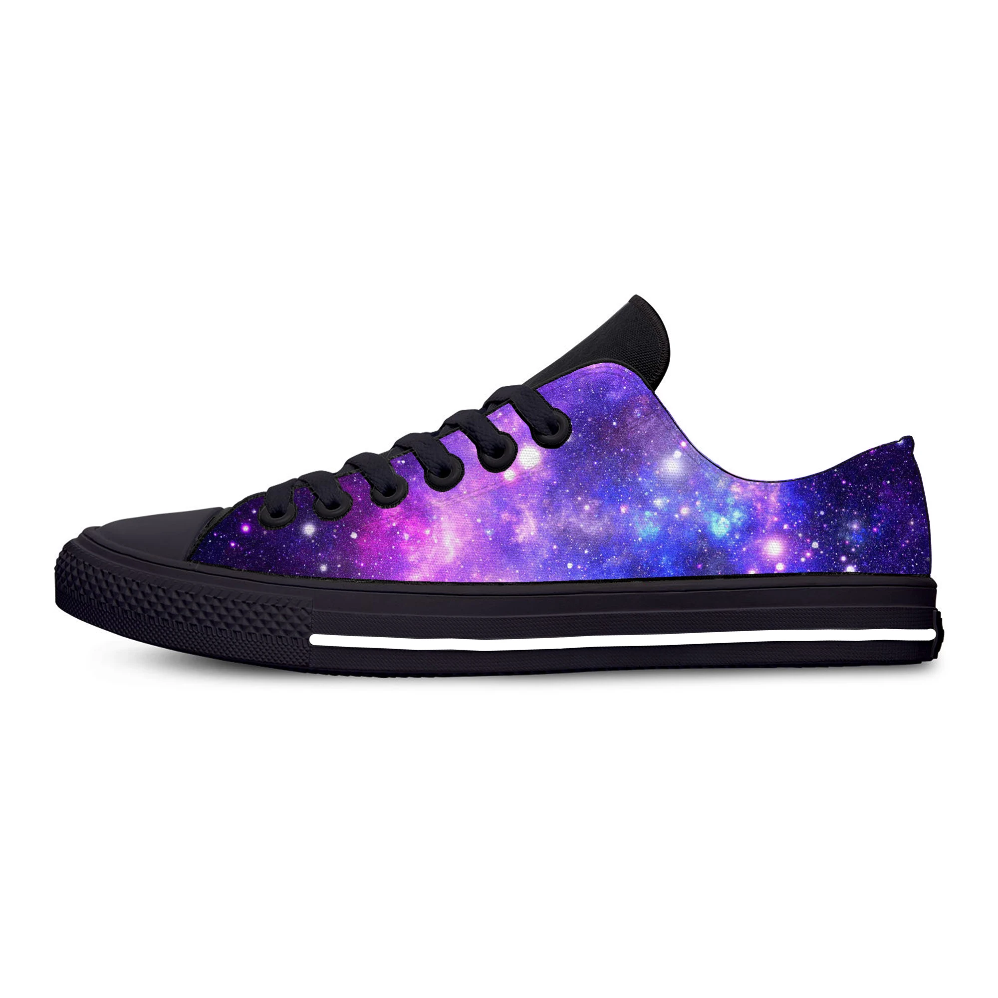 

Hot Galaxy Space Universe Star Funny Fashion Novelty Casual Shoes Breathable Men Women Sneakers Low Top Lightweight Board Shoes