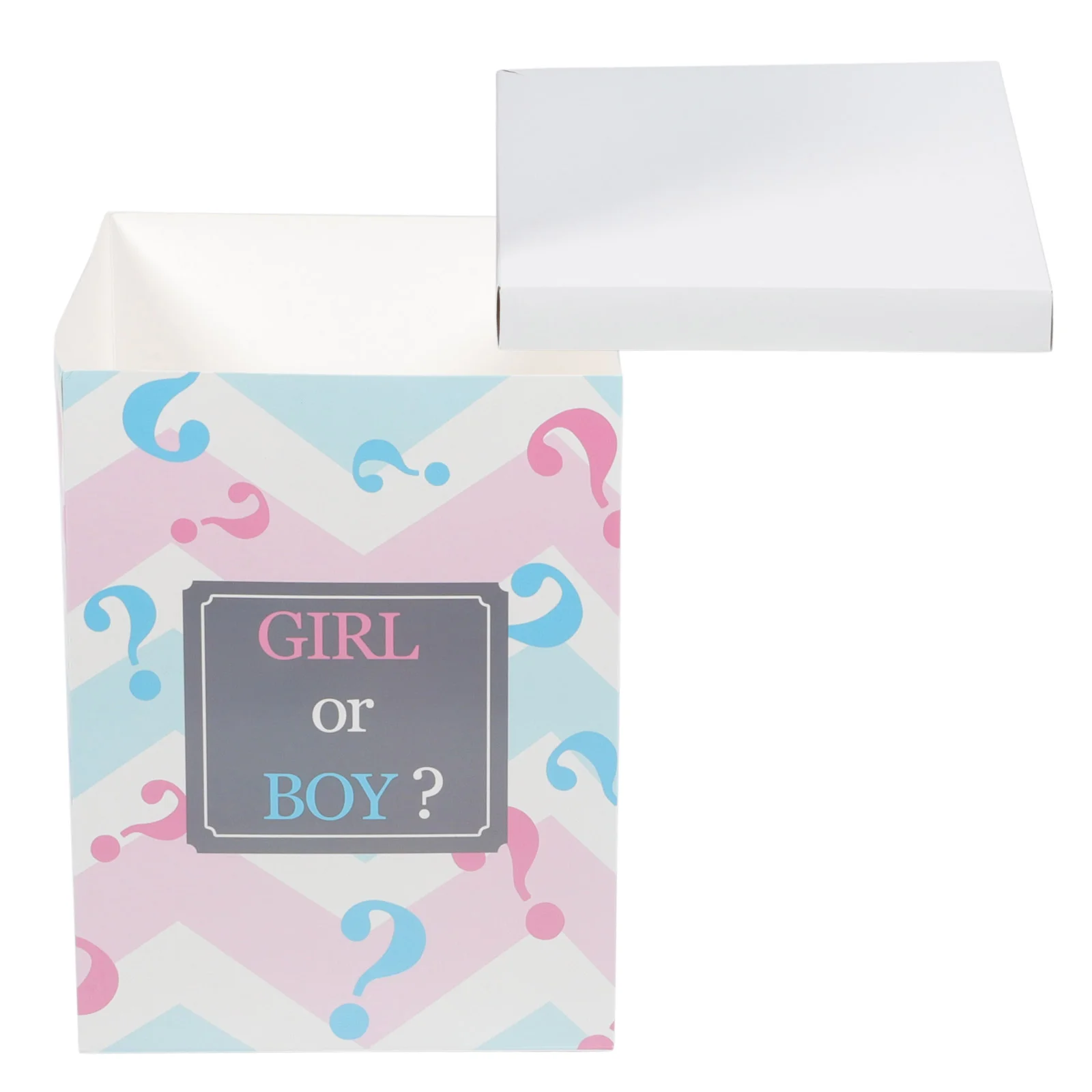 

Paper Decorative Balloon BOY OR GIRL Baby Balloon Box for Baby Shower Party