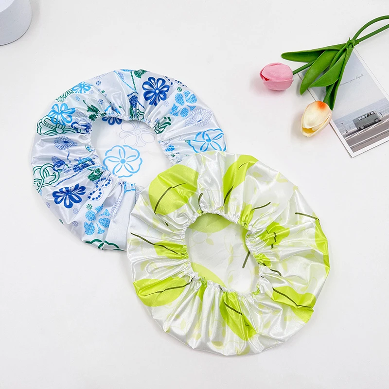 Водонепроницаемая утолщенная шапочка для ванны с дымчатым запахом женский