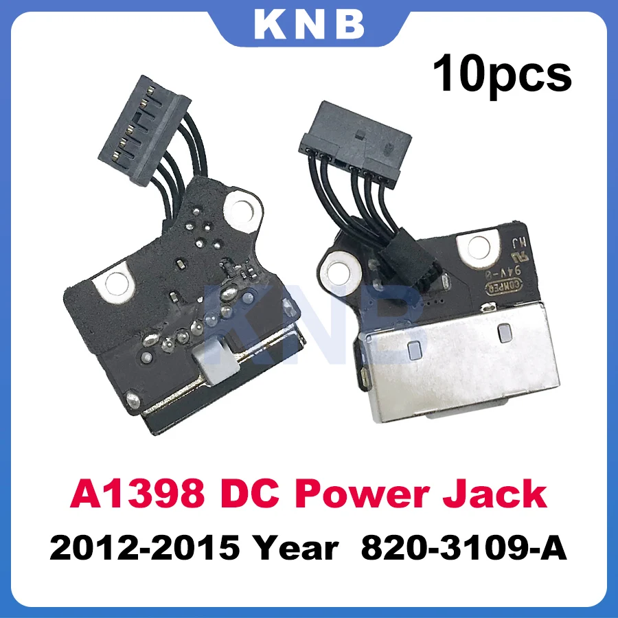 

Оригинальный разъем питания DC 820-3109-A для Macbook Pro Retina 15 "A1398 2012 2013 2014 2015 года, 10 шт.