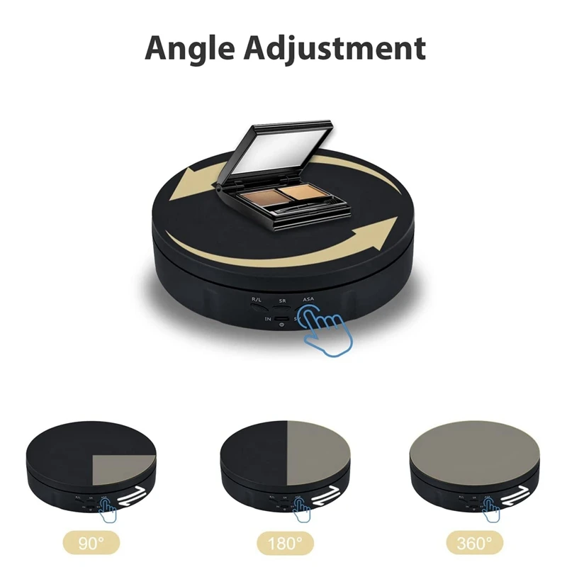 360 Degree Electric Turntable For Photography Revolving Stand Display For Displaying Jewelry,Digital Products
