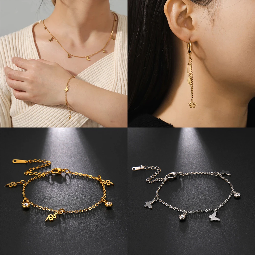 Eueavan 5 шт. подвески в виде животных из нержавеющей стали для изготовления