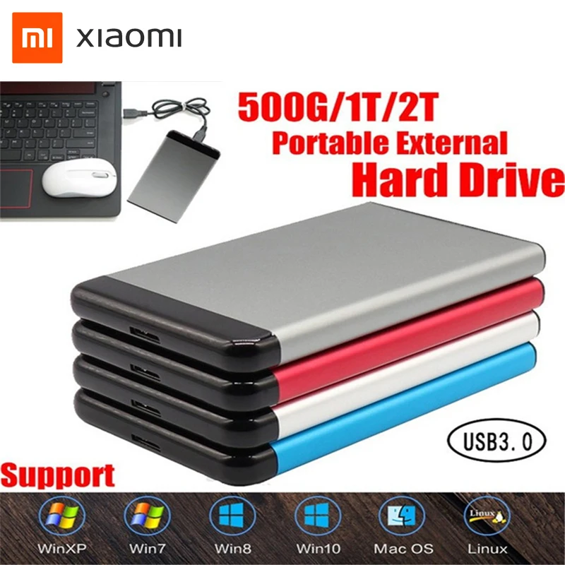 

New High-speed Portable USB3.0 Mobile Hard Disk Explosion 1TB 2TB 4TB 8TB 12TB Large Memory Four-color Mobile Hard Disk