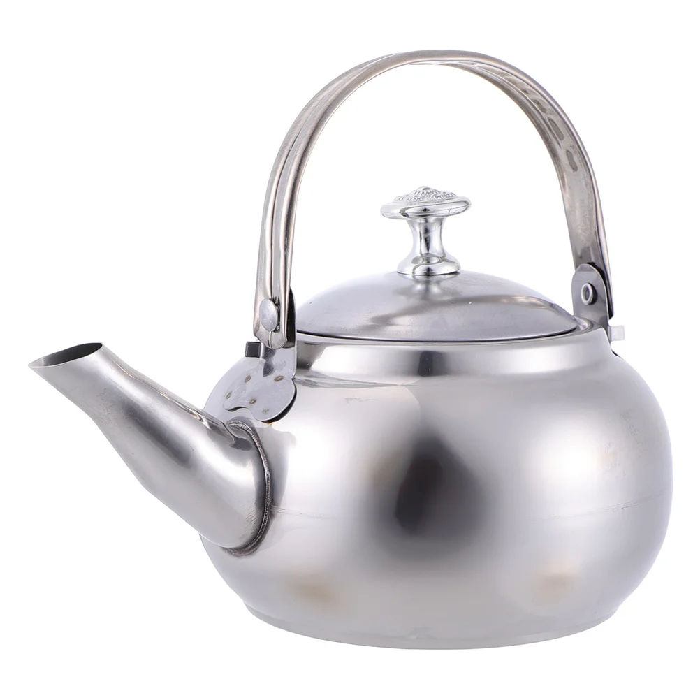 

Kettle Tea Pot Water Teapot Stovetop Stainless Steel Coffee Stove Topblooming Boiling Teakettle Home Boiler Heating Loose Leaf