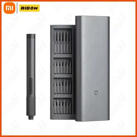 Новинка набор прецизионных электрических отверток Xiaomi Mijia 2 редуктора контроль крутящего момента 400 винт 1 Type-C перезаряжаемый магнитный Алю...