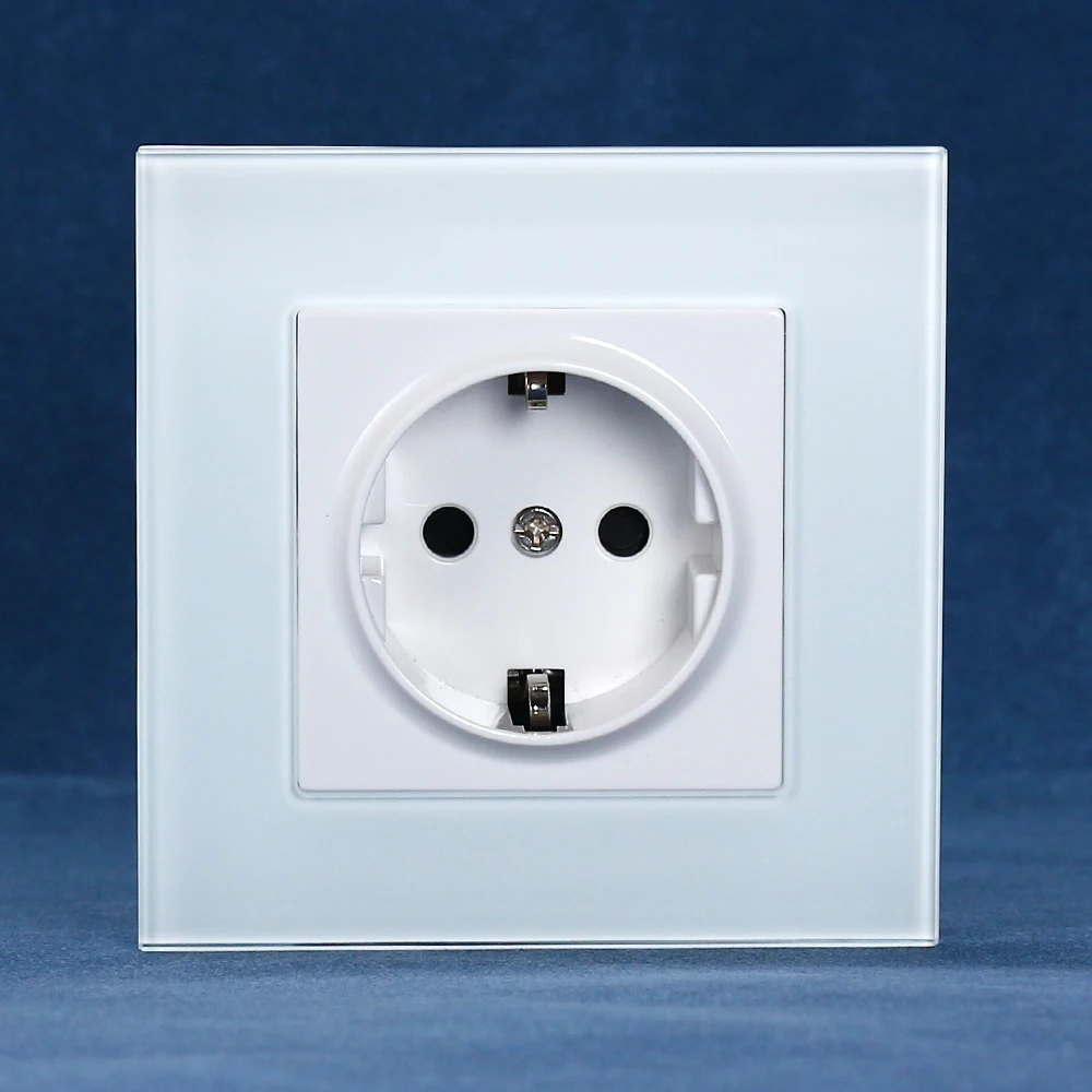 Европейский стандарт панель из закаленного стекла белый черный золотой серый