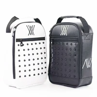 2022 golf new unisex sports shoe bag fashion simple portable waterproof driving rivet golf shoe bag