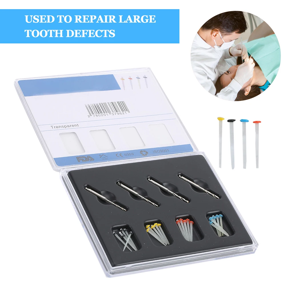 

20Pcs Screw Dental Supplies Ultra-transparent Fixed Teeth Oral Tool Dentist Repair Supply Dental Equipment Accessories