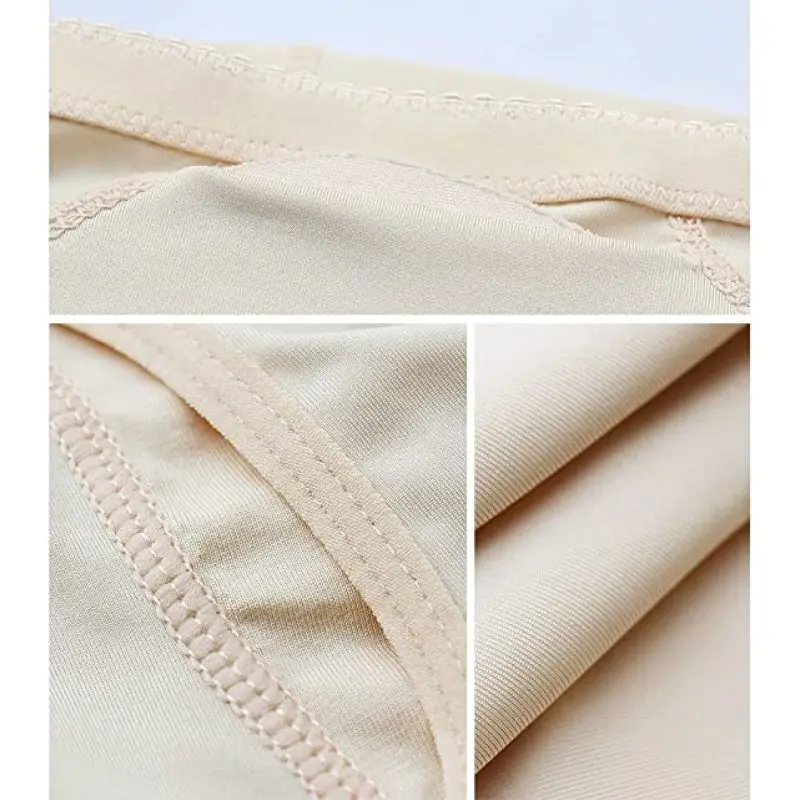 Men Padded Underwear Thigh Control Hip Enhancer Shapewear Shorts High Waist Slimming Body Shaper Boxer Brief S-6XL