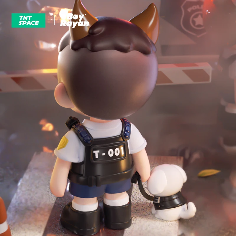 Подлинная серия Rayan Special Policeman Wolf Elevator аниме-фигурка игрушка модель коллекция