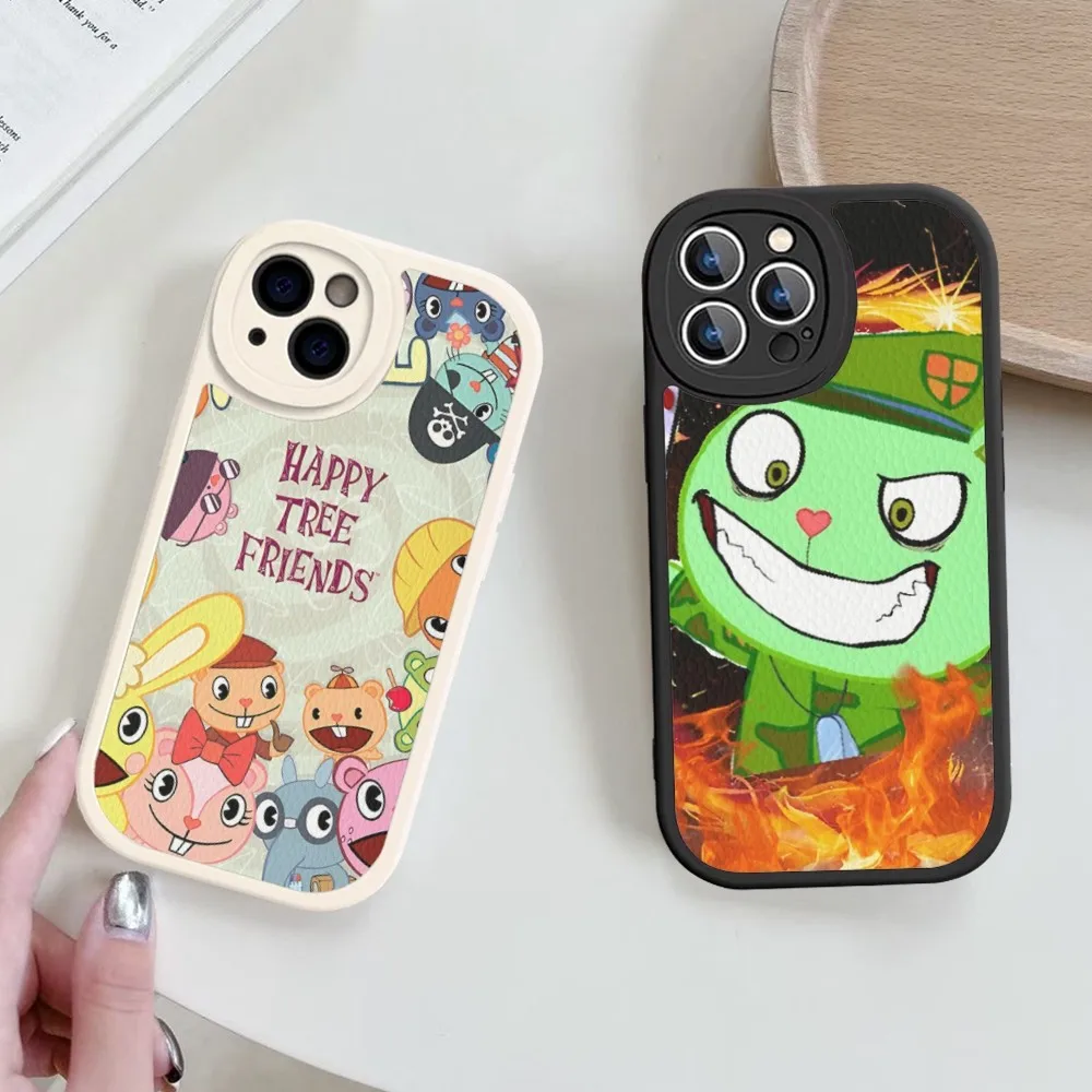 

Happy Tree Friends Phone Case Hard Leather For IPhone 14 13 12 Mini 11 14 Pro Max Xs X Xr 7 8 Plus Fundas