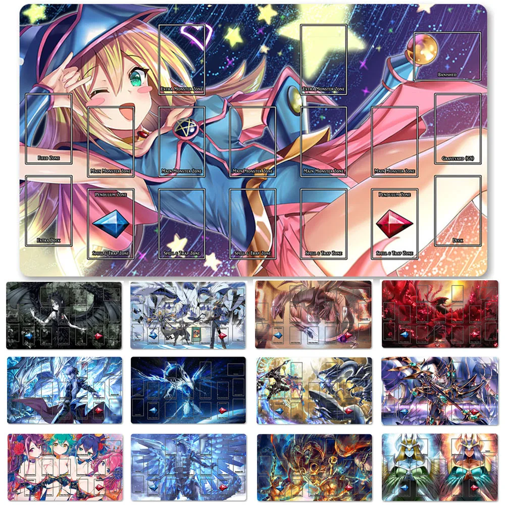 

Лидер продаж, игровой коврик OCG Blue-eyes Ultimate Dragon Dark, волшебный поединок, игровые коврики для монстров, совместимые с YuGiOh TCG + бесплатная сумка...