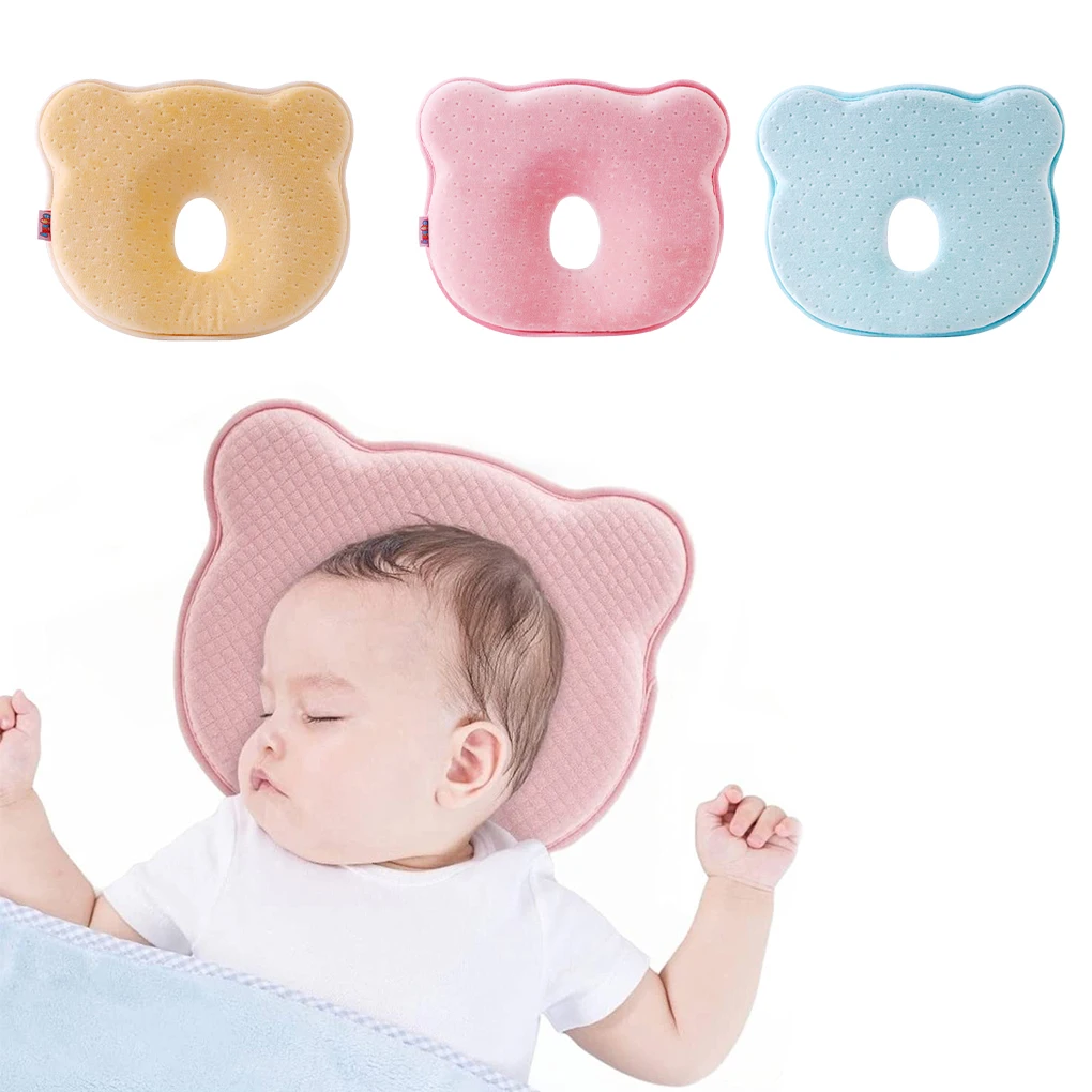 

Newborn Baby Pillow Soft Memory Foam Infant Baby Nursing Prevent Flat Head Cushion Shaping Pillow Sleeping Positioner Protect