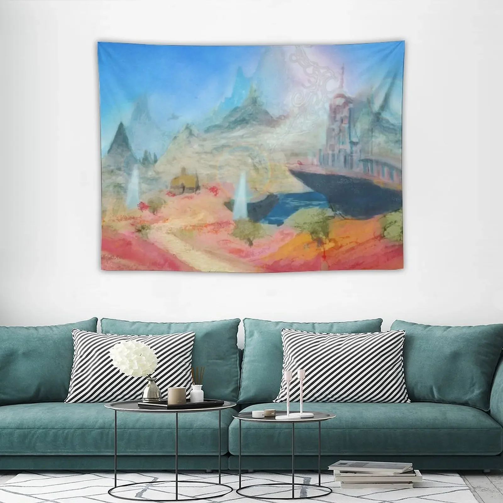 Il Mheg гобелен с изображением сказочного Королевство Настенный декор в японском