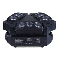 led mini spider beam moving head party light 9 eyes 3w rgbw led moving head light for dj disco club event bar stage lighting eff