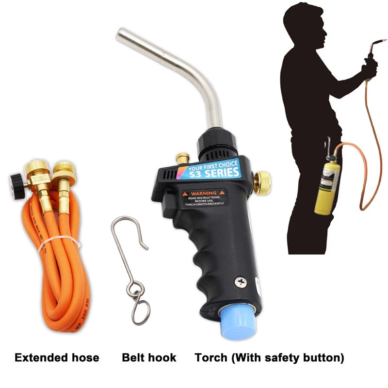 Для газовой паяльной горелки Mapp триггер-запуск триггер самозажигания шланг 1 5 м