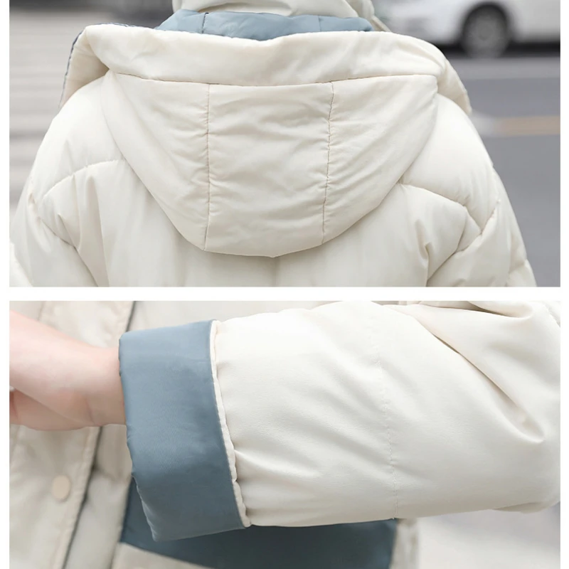 Winter Women's Cold Coat Parka Hooded Mid-length Padded Jacket Cheap Wholesale High Quality Snow Outercoat Super Hot Thick Top
