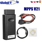 MPPS V21 с тросовым кабелем для разрыва, в наличии EU EEPROM MPPS V16 OBD2 MPPS V13 ECU, инструмент для чип-тюнинга для EDC15 EDC16 EDC17 MPPS V18