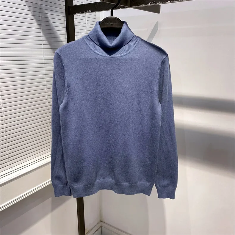 MRMT 2024 новый мужской свитер с высоким воротником трикотаж высокими лацканами для