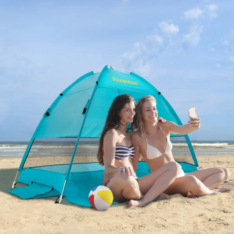 

Beach Tents Beach Umbrella Outdoor Sun Shelter Cabana Pop-Up UV50+ Sun shade by Alvantor