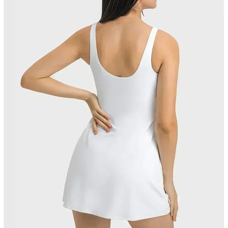 Лимонная женская юбка для йоги теннис тренажерный зал фитнес эластичная