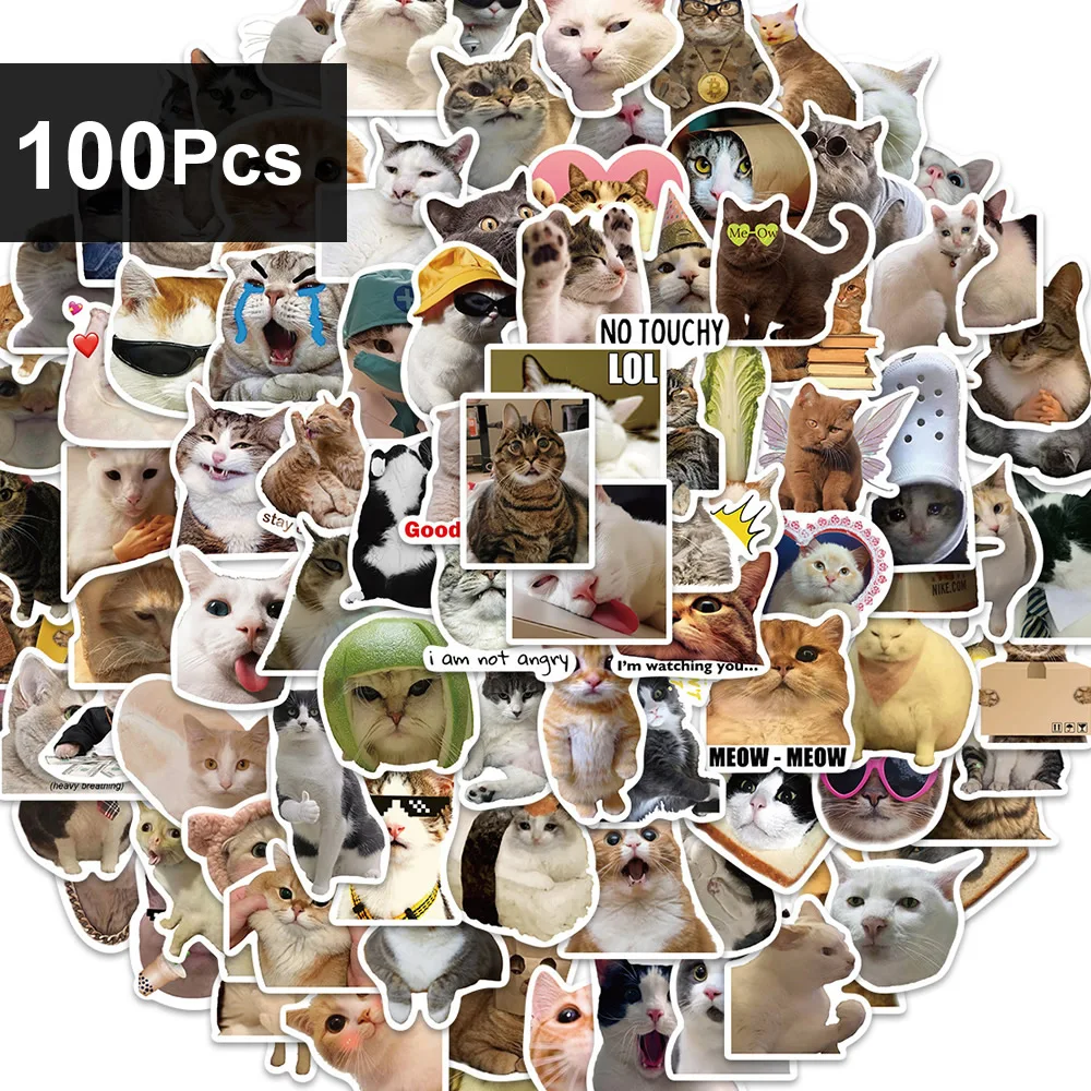 

Стикеры с котиками 1000 шт