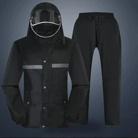 plastic travel plastic pants raincoat jacket adult set waterproof men raincoat long capa de chuva moto waterproof rain gift