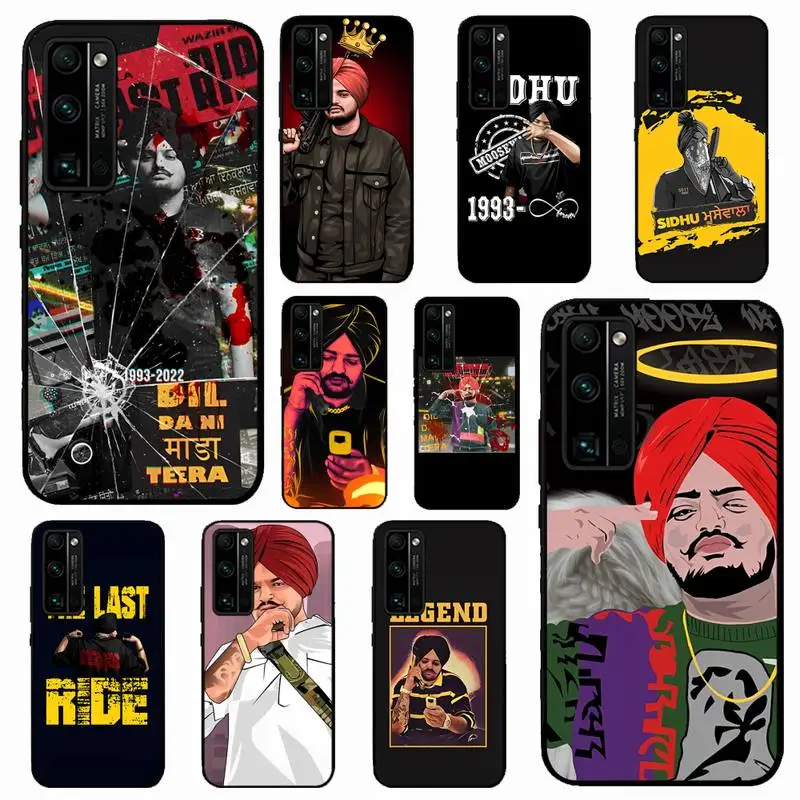 

Indian Rapper Sidhu Moose Wala Phone Case for Huawei Honor 10 i 8X C 5A 20 9 10 30 lite pro Voew 10 20 V30